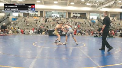 120 lbs Cons. Semis - Kash Moore, Gold Rush Wrestling vs Wyatt Carnrite, Poway RTC