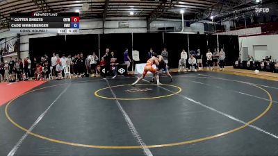 70 kg Cons. Round 7 - Cutter Sheets, Cowboy RTC/ Titan Mercury Wrestling Club (TMWC) vs Cade Wirnsberger, Buffalo Valley Regional Training Center