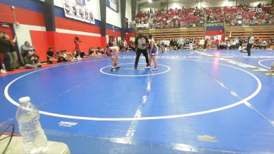 92 lbs Quarterfinal - Braden St. Romain, Bixby JH Boys vs Kellan Hayes, Jenks