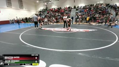 190 lbs Champ. Round 1 - Jacob Kennedy, Natrona County vs Braxton Gates, Rock Springs