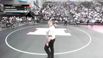 6A 165 lbs Cons. Round 1 - Joshua Selph, Lehi vs Deken Knowles, Corner Canyon