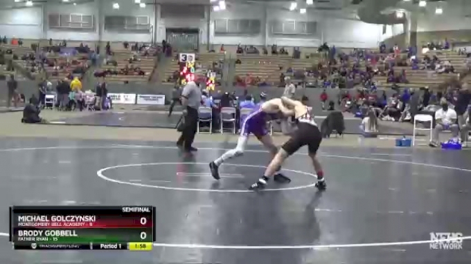 120 lbs Semis (4 Team) - Brody Gobbell, Father Ryan vs Michael ...