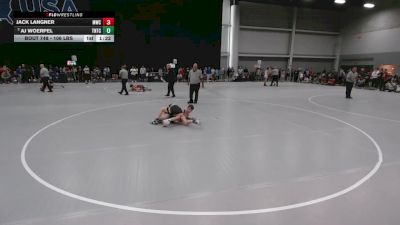 106 lbs Champ. Rd Of 128 - Jack Langner, MWC Wrestling Academy vs AJ Woerpel, Team Nazar Training Center