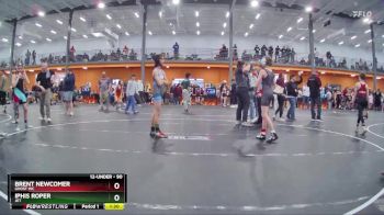 90 lbs Quarterfinal - Brent Newcomer, Ghost WC vs Iphis Roper, JET