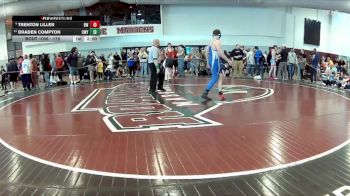 175 lbs Quarterfinal - Braden Compton, Castlewood Youth Wrestling vs Trenton Liller, Blacksburg Wrestling