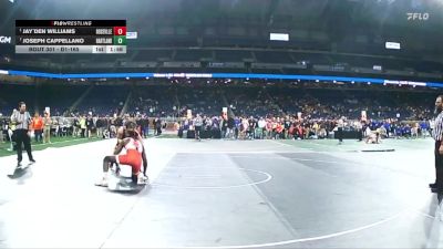 D1-165 lbs Semifinal - Jay`Den Williams, Roseville vs Joseph Cappellano, Hartland