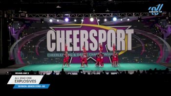 All Star One - Explosives [2024 L4.2 Senior Coed - D2 Day 2] 2024 CHEERSPORT National All Star Cheerleading Championship