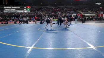 138 lbs Champ. Round 2 - Maverick Marquette, Columbia vs Aidan Larson, Hermiston Oregon