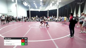 108 lbs Quarterfinal - Dylan Biegel, Olympic vs Erek Schwinge, Centurion