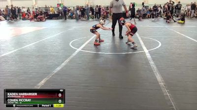 48 lbs Round 2 (4 Team) - Cohen McCray, Jacket WC vs Kaden Harbarger, Roughhouse