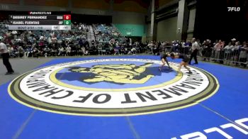 115 lbs Cons. Round 6 - Isabel Fuentas, Pitman vs Desirey Fernandez, Del Oro