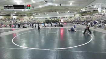 106 lbs Placement (4 Team) - Noah Harris, Pope Saint John Paul II Preparatory School vs Ben Summit, Brentwood Academy