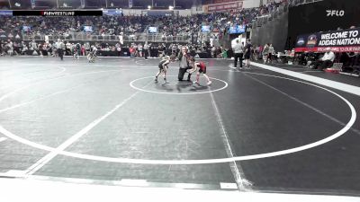 43 lbs Consi Of 8 #2 - Walter Walker, Fitness Fight Factory vs Lucas Weisinger, Wyandotte Youth Wrestliing