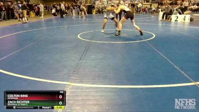 139 lbs Cons. Semi - Colton King, Dickinson vs Zach Richter, Bismarck St Mary`s