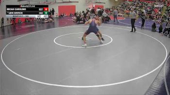 165 lbs Cons. Round 2 - Levi Justice, Calvary Chapel vs Micah Carolino, Westview