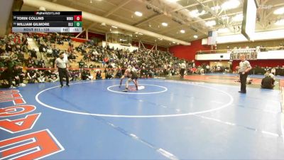 128 lbs Cons. Round 5 - Torin Collins, College Park vs William Gilmore, Dela Salle