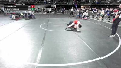 128 lbs Semifinal - Vincent Kisselbach, Pohatcong vs William McNally, Seneca