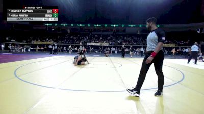 240 lbs Semifinal - Janelle Mattos, Ottawa University - Arizona vs Neila Fritts, Menlo College