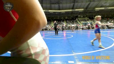 61 lbs Round Of 16 - Mackenzie Williamson, Nebraska Wrestling Academy vs Britney Turdo, Texas Elite