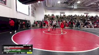 125 lbs Cons. Round 1 - Michaela Van`t Land, Coronado vs Annaleishah Cervantes, Regis Jesuit