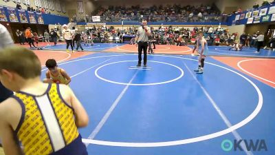 70 lbs 3rd Place - Brayden Otero, Team Tulsa Wrestling Club vs Grady Tackett, Collinsville Cardinal Youth Wrestling