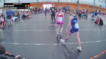 75 lbs Round 3 (4 Team) - Amelia Stafford, Team Palmetto Purple vs Aria Bushaw, Team Palmetto Pink