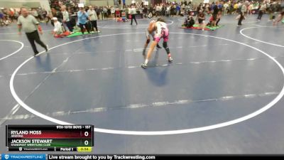 157 lbs Cons. Round 2 - Ryland Moss, Arizona vs Jackson Stewart, Standfast Wrestling Club