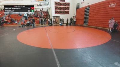 105 lbs 3rd Place Match - Tyce Grant, Cody Middle School vs Hayden Harshman, Lovell Middle School