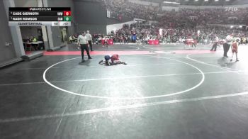 95 lbs Quarterfinal - Kash Romsos, Cameron vs Cade Giernoth, West Bend Wildcats