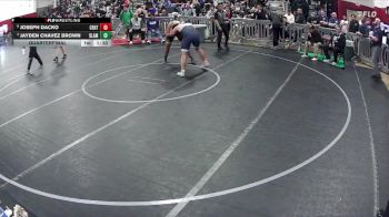 190 lbs Quarterfinal - Jayden Chavez Brown, SLAM! NEVADA vs Joseph Dacko, Centennial