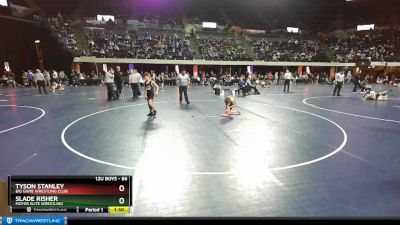 86 lbs Quarterfinal - Slade Risher, Moyer Elite Wrestling vs Tyson Stanley, Big Game Wrestling Club