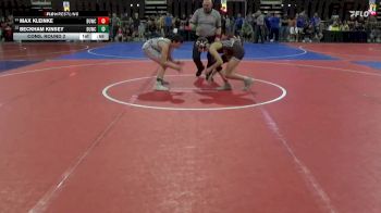 116 lbs Cons. Round 2 - Beckham Kinsey, Butte Wrestling Club vs Max Kleinke, Sidney Wrestling Club