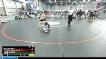 70 lbs Cons. Semi - Jace Trautz, Oregon vs Mason Taft, Mt Spokane Wrestling Club