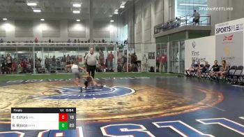 75 lbs Final - Eli Edfors, Iowa Blue vs Brenden Bosco, Youngbloods