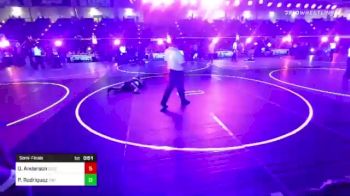 82 lbs Semifinal - Uriah Anderson, Delta WC vs Pablito Rodriguez, Viking WC
