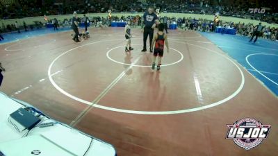 64 lbs Consi Of 16 #2 - Ethan Yazzie, New Mexico vs Noah McDaniel, F-5 Grappling