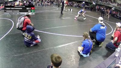 89 lbs Champ. Round 1 - Remy Matthiessen, Hawks Wrestling Club (Lincoln) - Girls vs Kennidi Chavez, Gering Wrestling Club