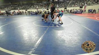 88 lbs Semifinal - Hayes Daniel, Honey Badgers Wrestling Club vs Bladimir Trevino, Madill Takedown