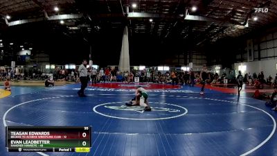 95 lbs Round 5 (6 Team) - Teagan Edwards, BELIEVE TO ACHIEVE WRESTLING CLUB vs Evan Leadbetter, HANOVER HAWKEYE