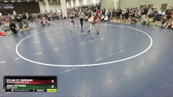 120 lbs Cons. Round 2 - Isiah Estrada, New Mexico vs Dylan St. Germain, MN Elite Wrestling Club