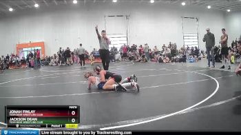 85 lbs Round 1 - Jonah Finlay, Team Bear Wrestling Club vs Jackson Dean, Team Bear Wrestling Club