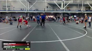 96 lbs Round 7 (8 Team) - Trenton Clark, Headhunters vs Brody Mayfield, Roughhouse