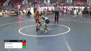 56 lbs Round 2 - Kaiden Galindez, BTWC vs Noah Saucedo, South Haven Wrestling Club