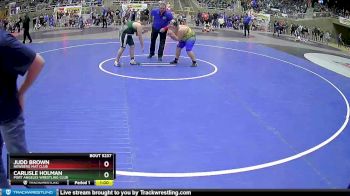 160+ Round 3 - Carlisle Holman, Port Angeles Wrestling Club vs Judd Brown, Newberg Mat Club