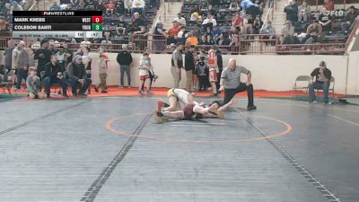 105_B lbs Consi Of 16 #2 - Mark Krebs, West Branch vs Coleson Santi, Yough