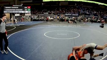 D 1 144 lbs Cons. Semi - Christopher Stricker, Jesuit vs Bennett Barrow, Catholic - B.R.