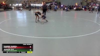 75 lbs Cons. Round 2 - Xander Yandell, Rabbit Wrestling Club vs Hudson Old, Elite Wrestling Academy