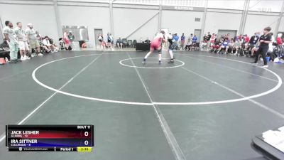 190 lbs Placement Matches (8 Team) - Jack Lesher, Illinois vs Ira Sittner, Colorado