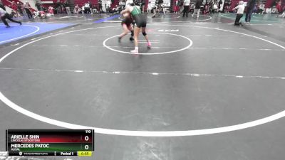 110 lbs Cons. Round 2 - Arielle Shin, Lincoln (Stockton) vs Mercedes Patoc, Alisal