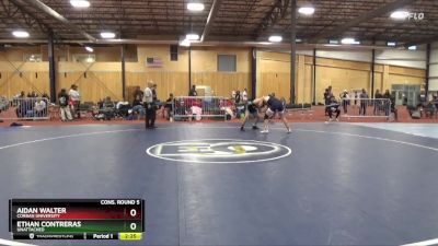 174 lbs Cons. Round 5 - Aidan Walter, Corban University vs Ethan Contreras, Unattached